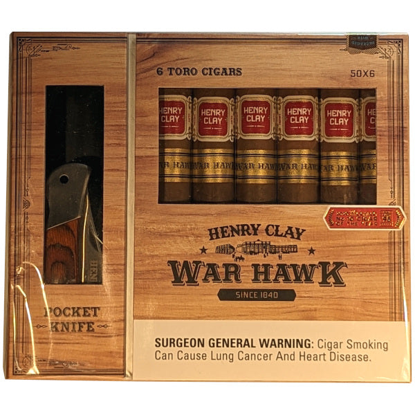 Henry Clay War Hawk 6 Toro & Knife  
