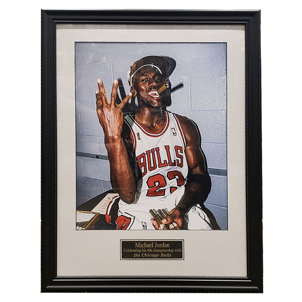 Michael Jordan 4 Rings 1996