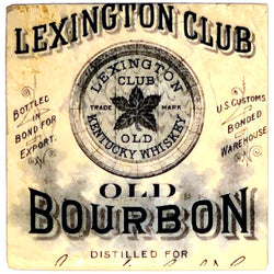 Vintage Bourbon Lexington Club