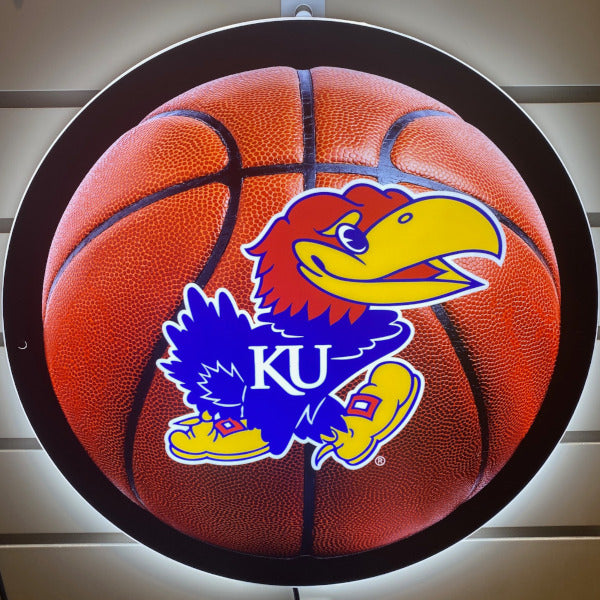Ku Sign KU Basketball - LED Wall Sign – Diebel's Sportsmens Gallery