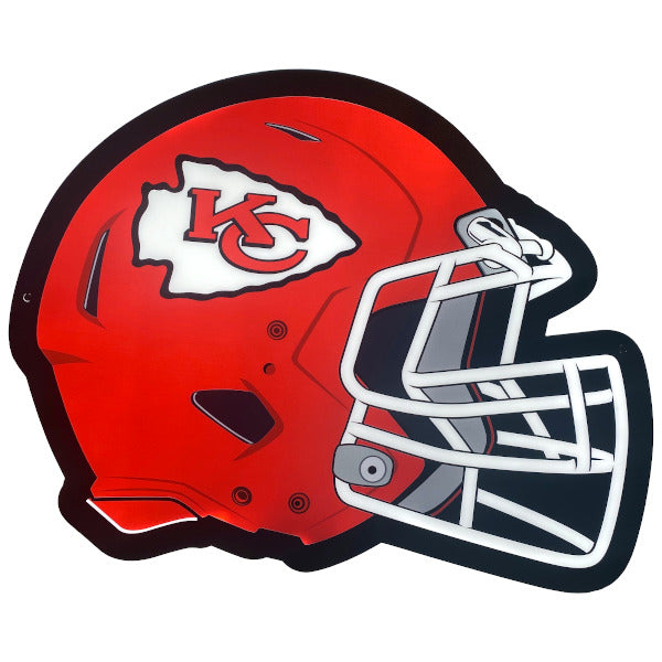 KC Chiefs Helmet LED Wal Sign