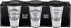 Jack Daniels Label 3 Asst Shot Glass