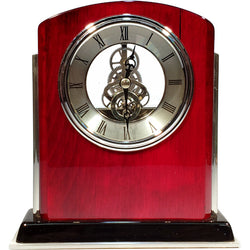 Croft Rosewood Skeleton Clock