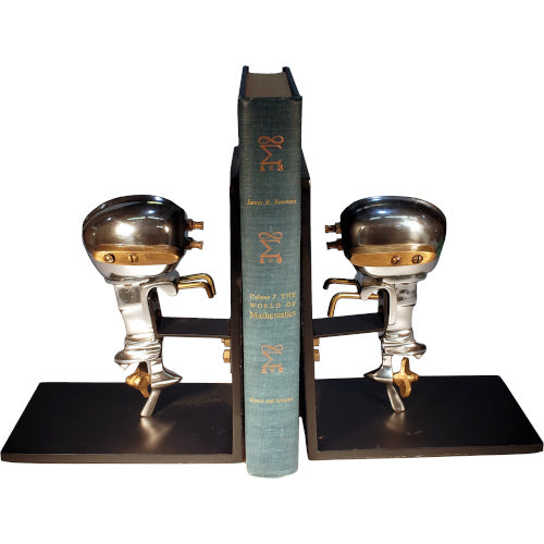 Outboard Motor Bookends Aluminum