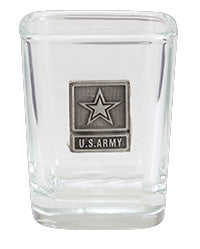 Army Badge square shotglass