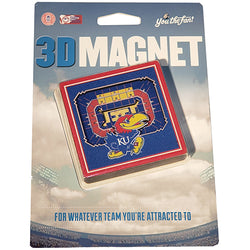 KU Jayhawks 3D Stadium Magnet
