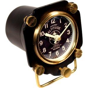 Altimeter Table Clock Black