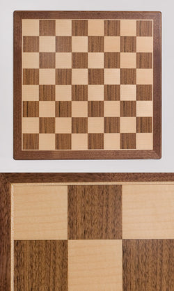 14.75in Walnut Rounded Chessboard