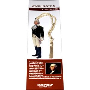 Metal Bookmark George Washington