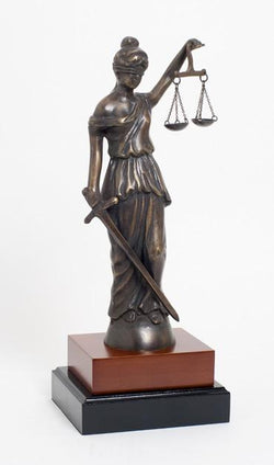 Lady Justice Bronze 13in