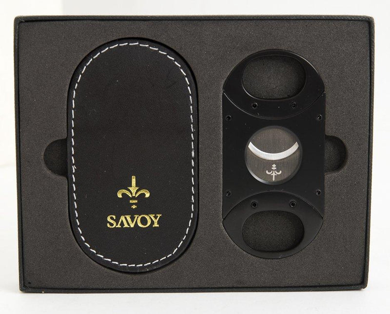 Savoy Steel Cutter Black w/case
